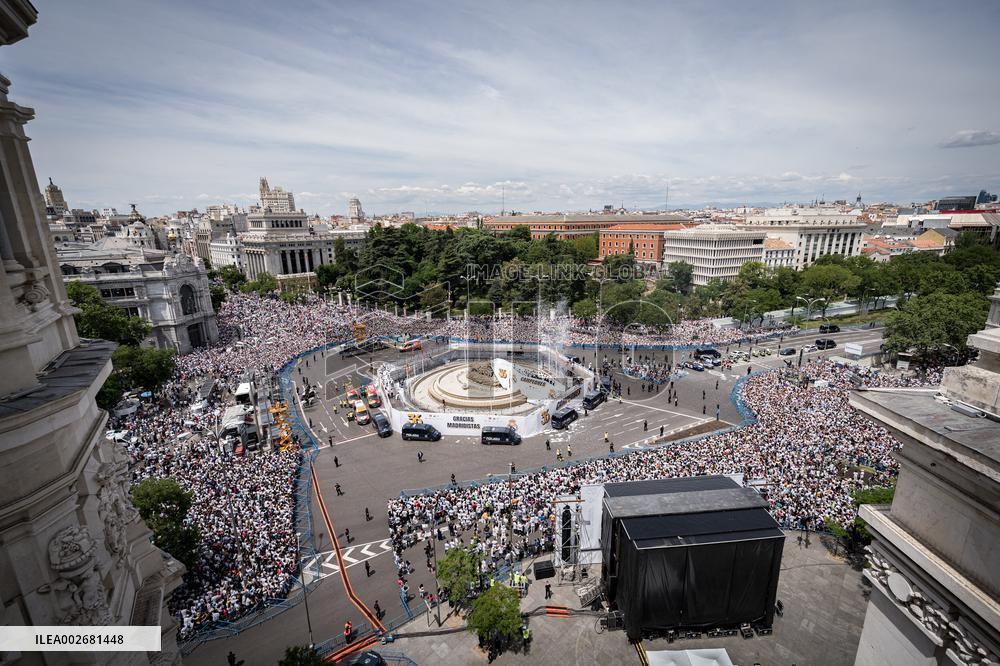 Real Madrid Celebrate 36th League Title - Madrid