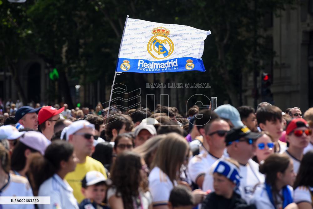 (SP)SPAIN-MADRID-FOOTBALL-LA LIGA-REAL MADRID CELEBRATION