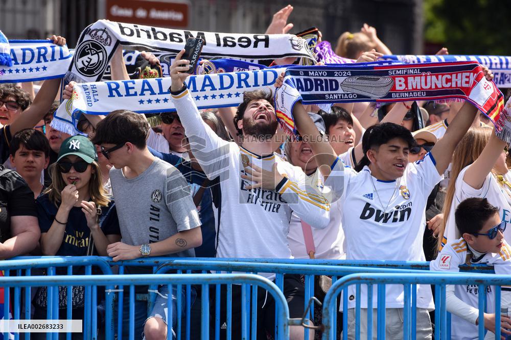 (SP)SPAIN-MADRID-FOOTBALL-LA LIGA-REAL MADRID CELEBRATION