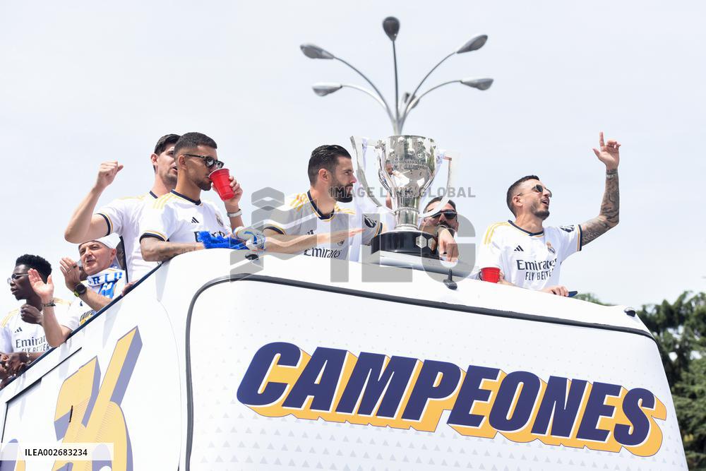 (SP)SPAIN-MADRID-FOOTBALL-LA LIGA-REAL MADRID CELEBRATION