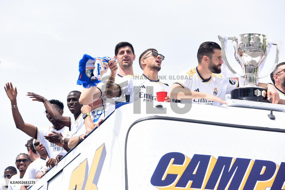 (SP)SPAIN-MADRID-FOOTBALL-LA LIGA-REAL MADRID CELEBRATION