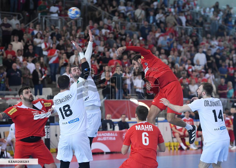 (SP)AUSTRIA-VIENNA-HANDBALL-WORLD CHAMPIONSHIP-EUROPEAN QUALIFICATION-AUSTRIA VS GEORGIA