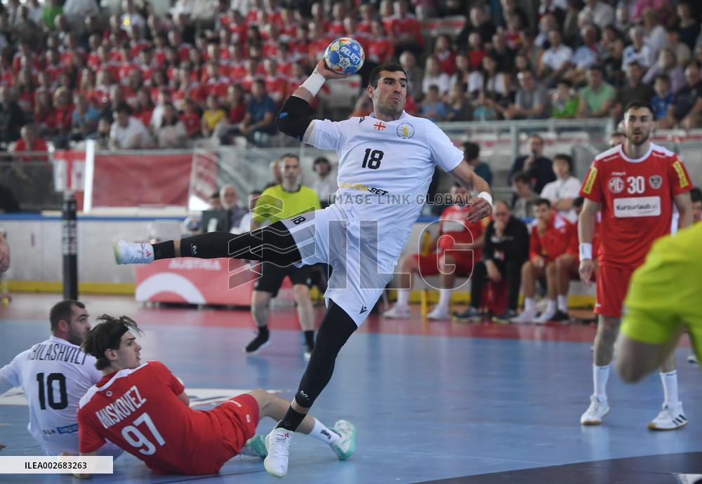 (SP)AUSTRIA-VIENNA-HANDBALL-WORLD CHAMPIONSHIP-EUROPEAN QUALIFICATION-AUSTRIA VS GEORGIA