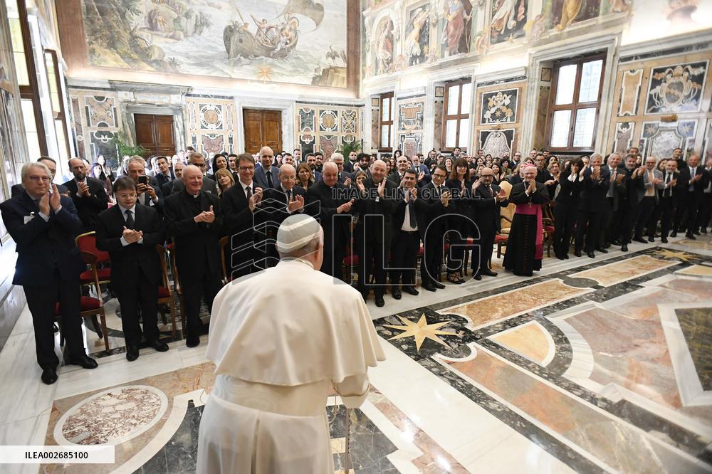 Pope Francis In Private Audiences - Vatican