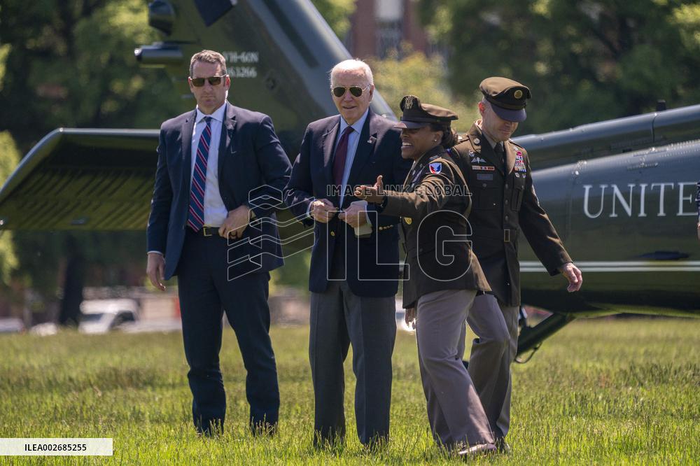 US President Joe Biden returns to Washington from Rehoboth Beach, Delaware