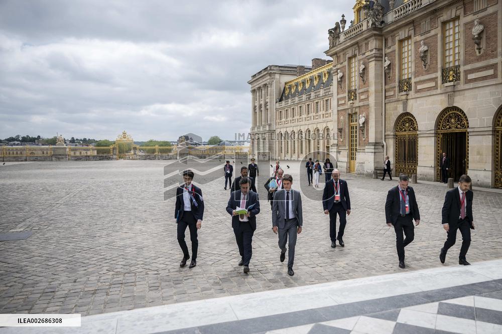 Gabriel Attal At Choose France Summit - Versailles