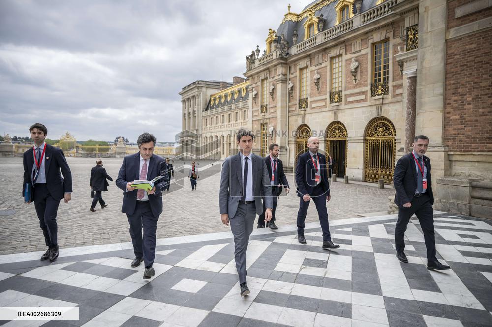 Gabriel Attal At Choose France Summit - Versailles