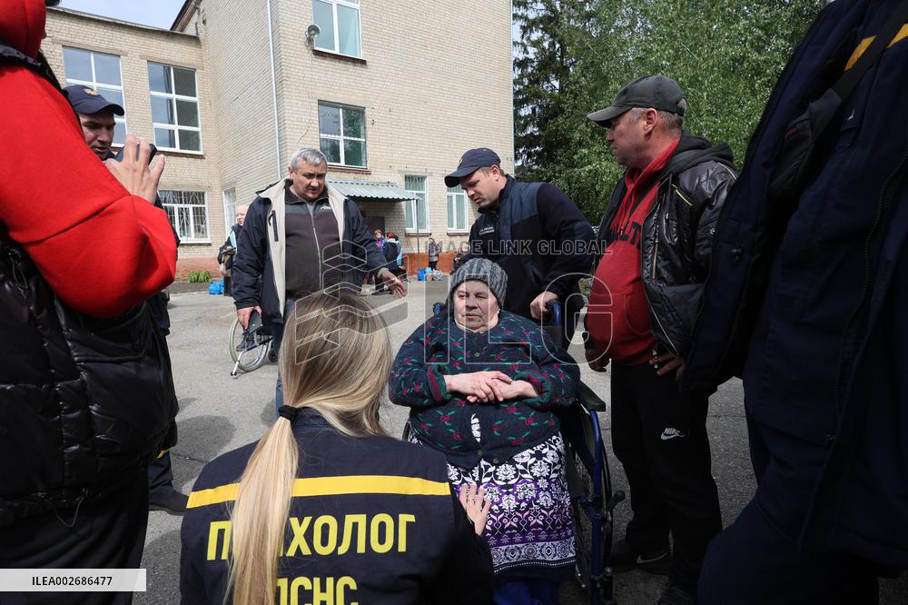 Kharkiv evacuation centre