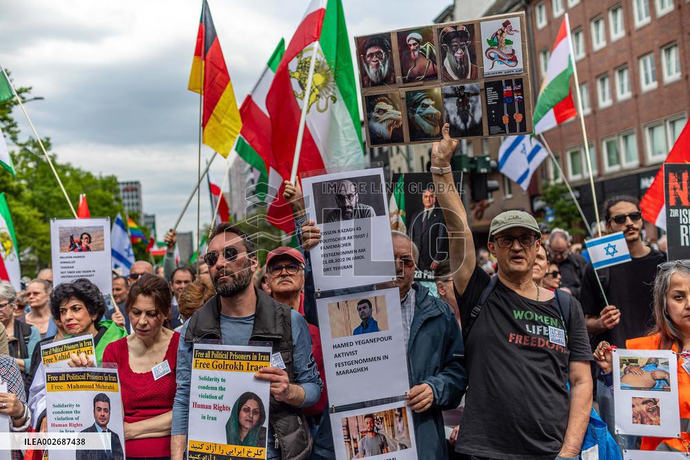 Pro-Israel Protest - Hamburg