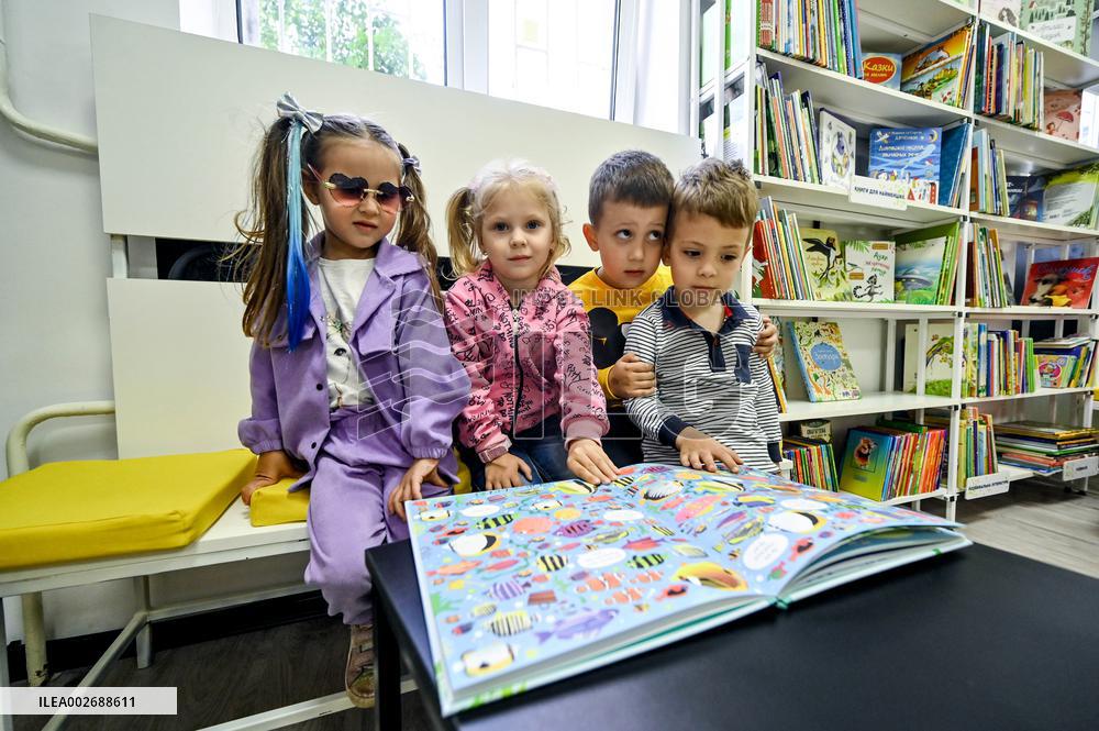 Opening of family library in Zaporizhzhia