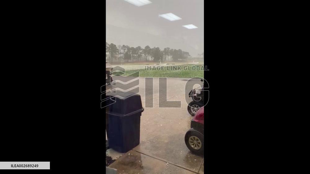 US: Thunderstorms Batter Central Florida With Gusty Winds And Large Hail 2