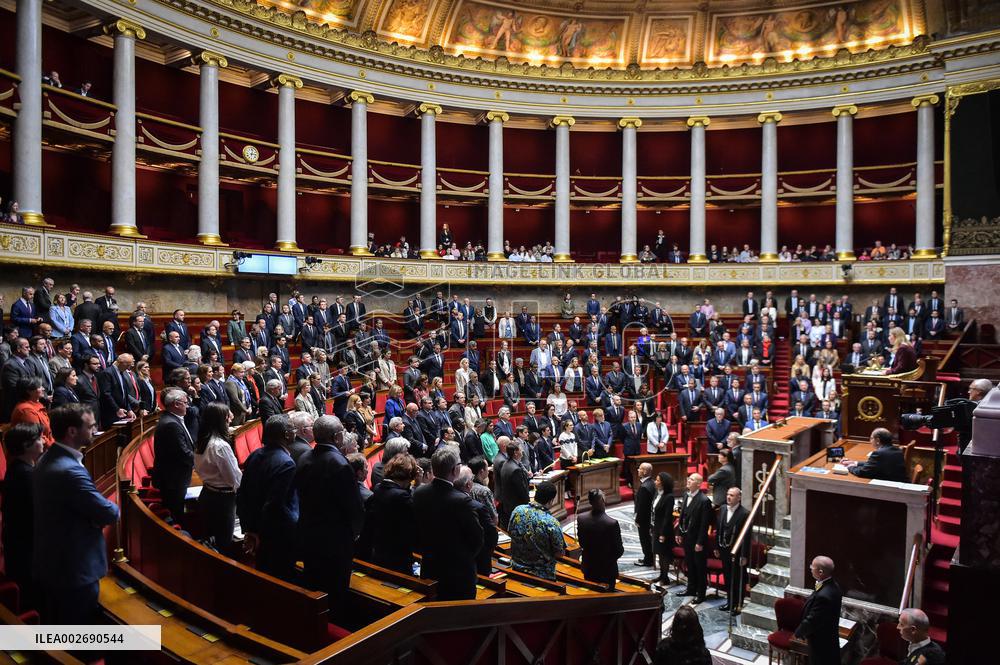 Questions to the government at the National Assembly in Paris FA