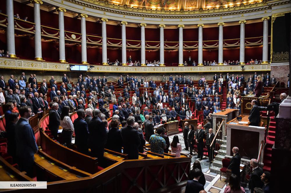 Questions to the government at the National Assembly in Paris FA