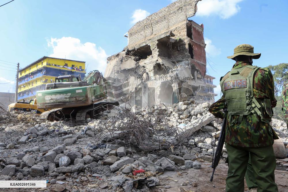 KENYA-NAIROBI-RESIDENTIAL BUILDING-COLLAPSE
