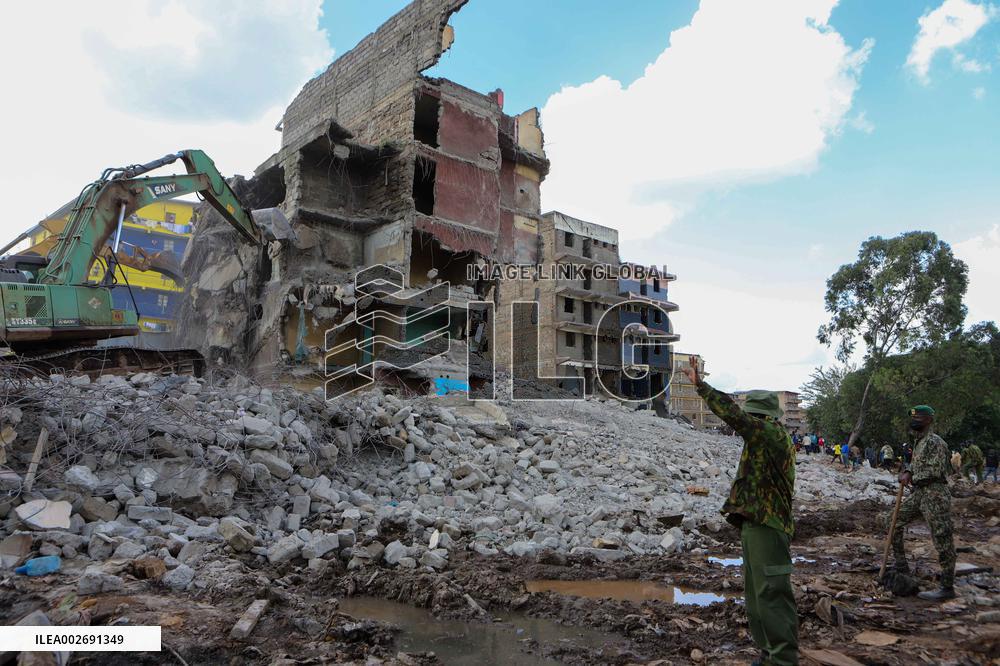 KENYA-NAIROBI-RESIDENTIAL BUILDING-COLLAPSE