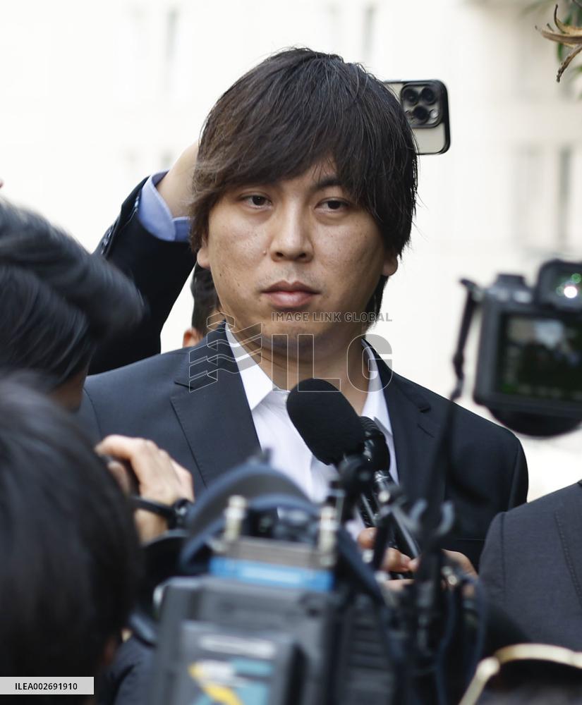 Court hearing for Ohtani's ex-interpreter