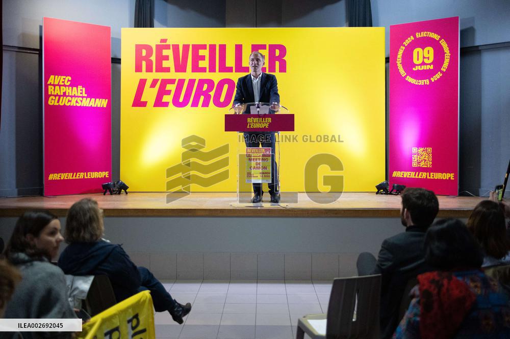 Raphael Glucksmann Meeting - Camon