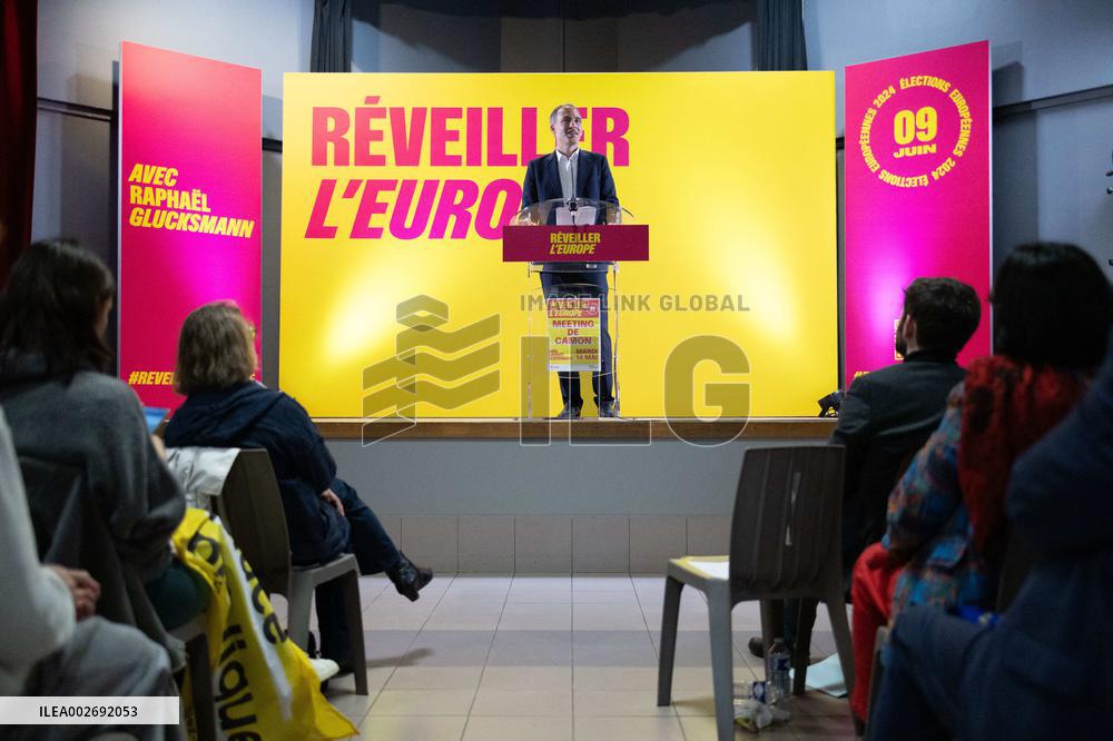 Raphael Glucksmann Meeting - Camon