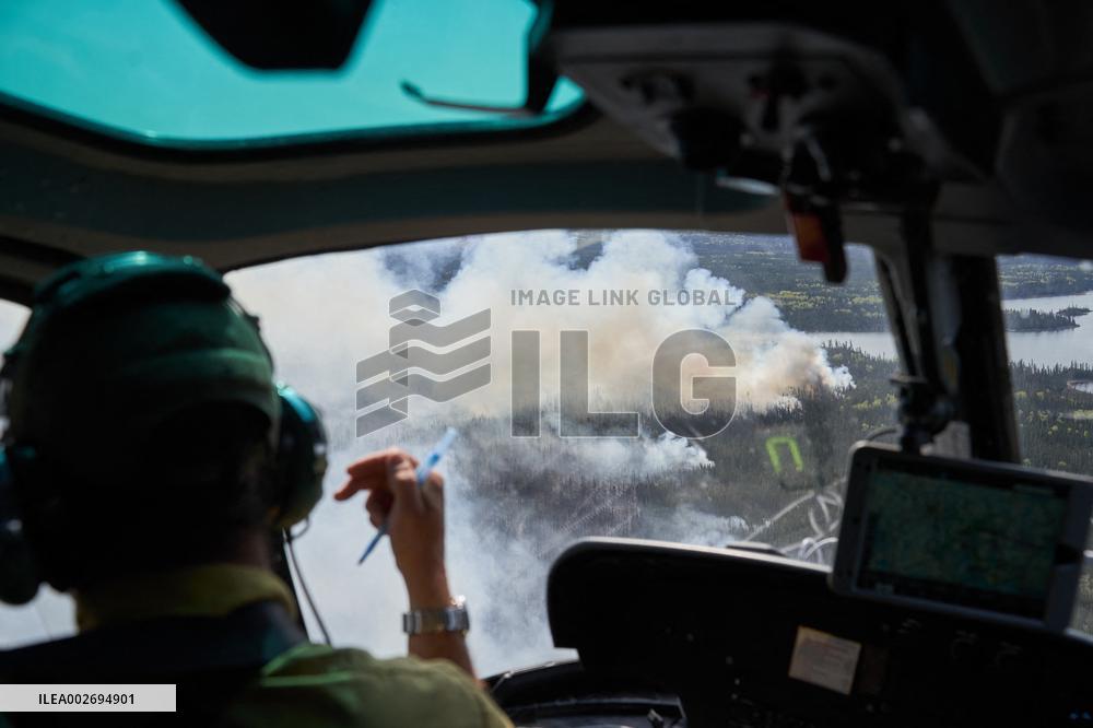 Flin Flon Fire Grows In Manitoba - Canada