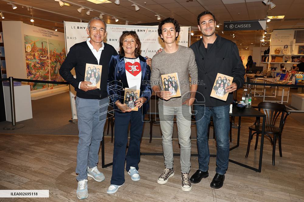 Family Kretz's book signing at BHV Marais