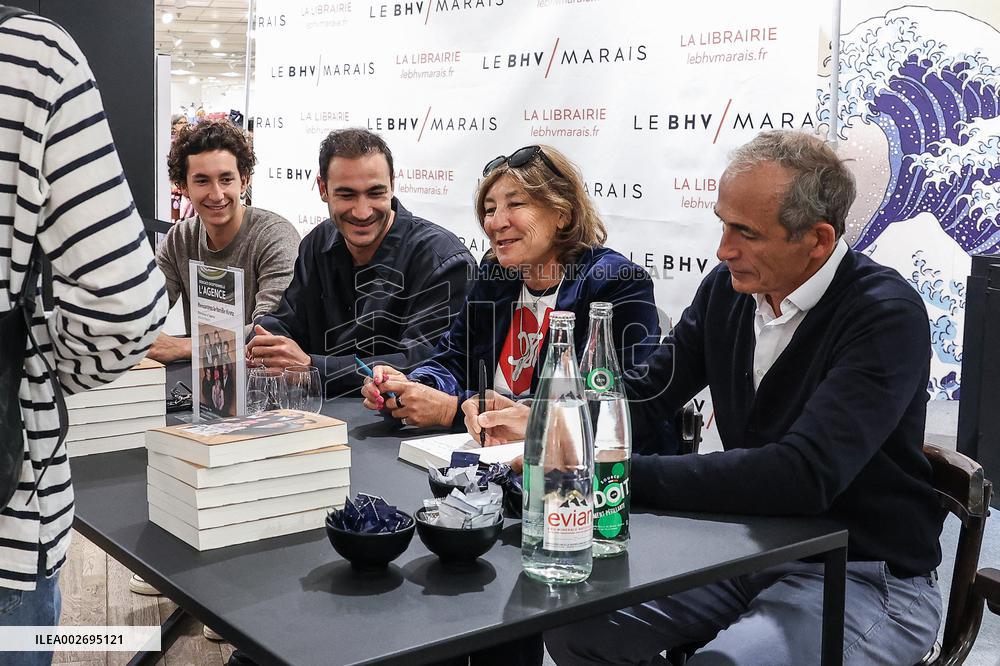 Family Kretz's book signing at BHV Marais
