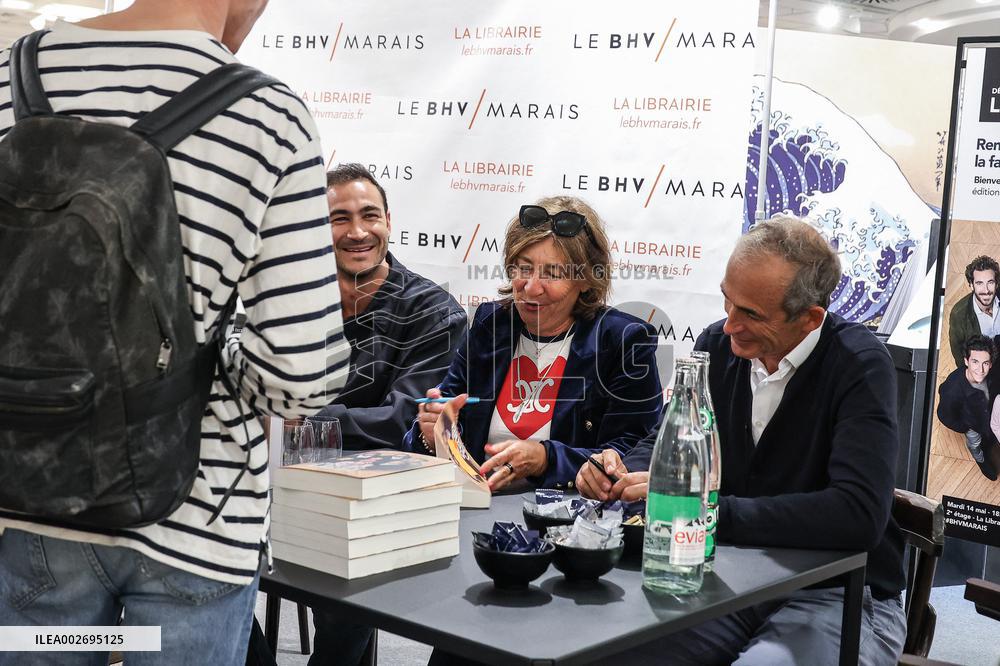 Family Kretz's book signing at BHV Marais