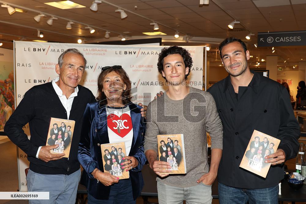 Family Kretz's book signing at BHV Marais
