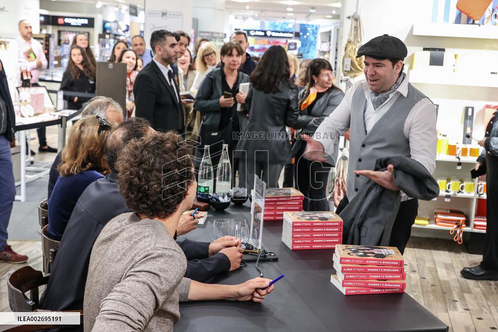 Family Kretz's book signing at BHV Marais