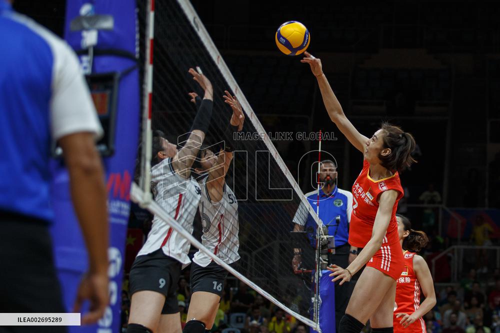 (SP)BRAZIL-RIO DE JANEIRO-VOLLEYBALL-NATIONS LEAGUE-WOMEN-CHN VS KOR