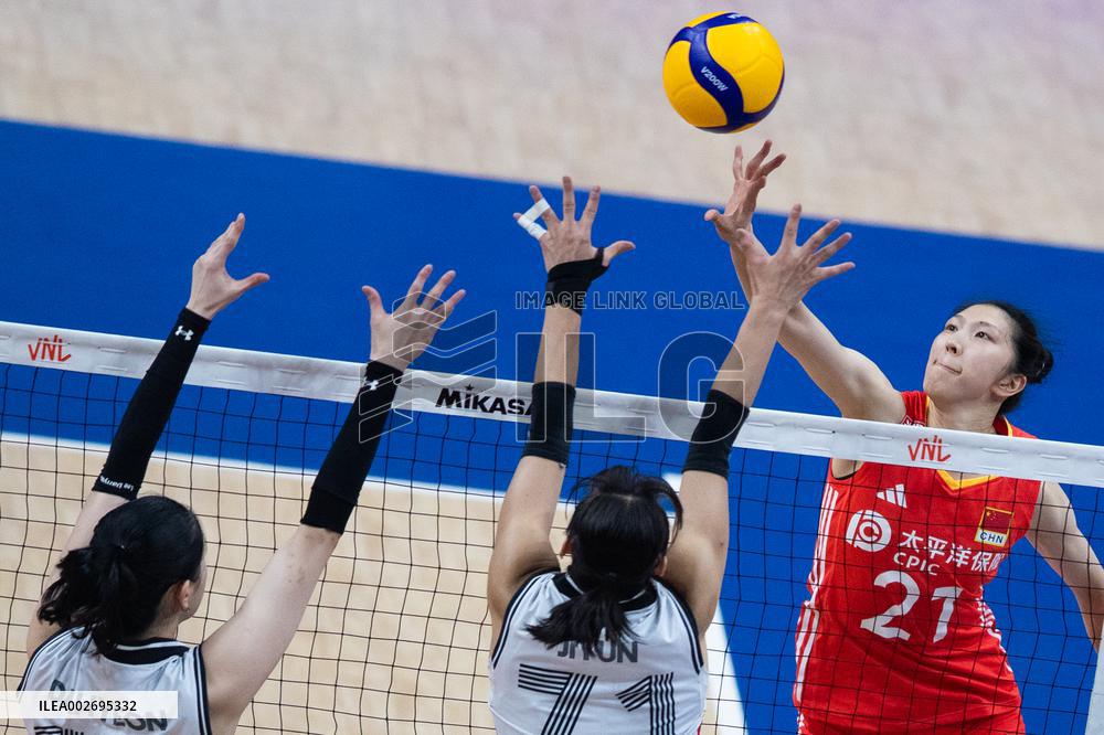 (SP)BRAZIL-RIO DE JANEIRO-VOLLEYBALL-NATIONS LEAGUE-WOMEN-CHN VS KOR