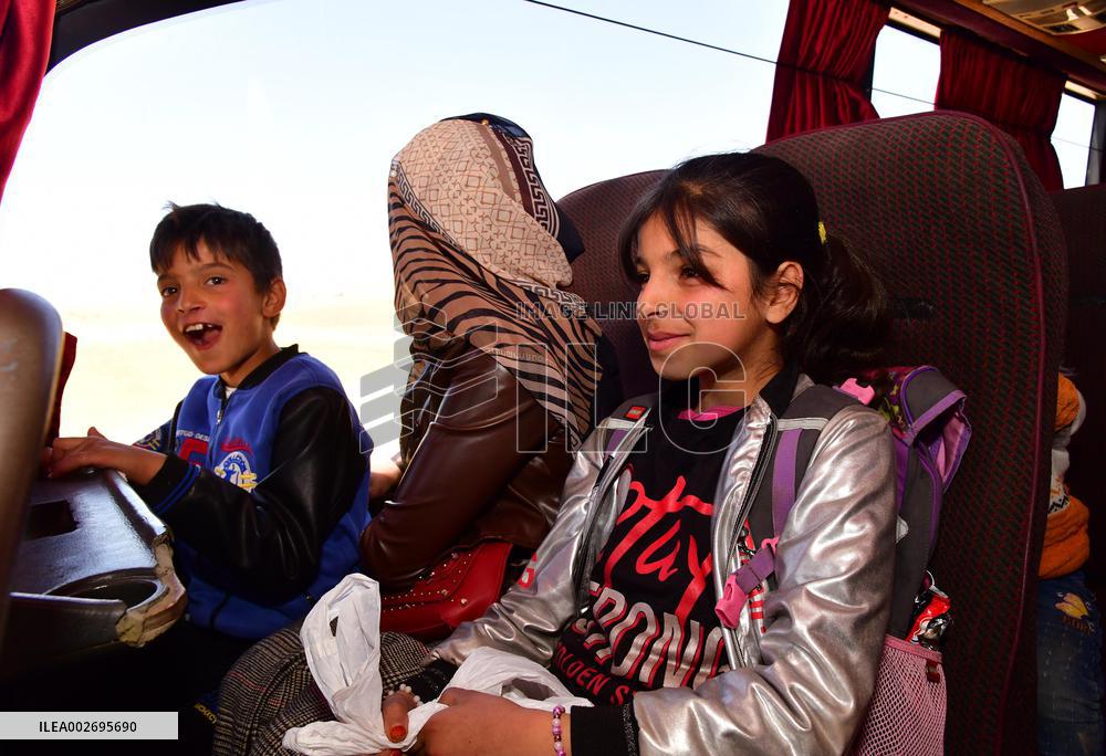 SYRIA-DAMASCUS-REFUGEES-RETURN-LEBANON