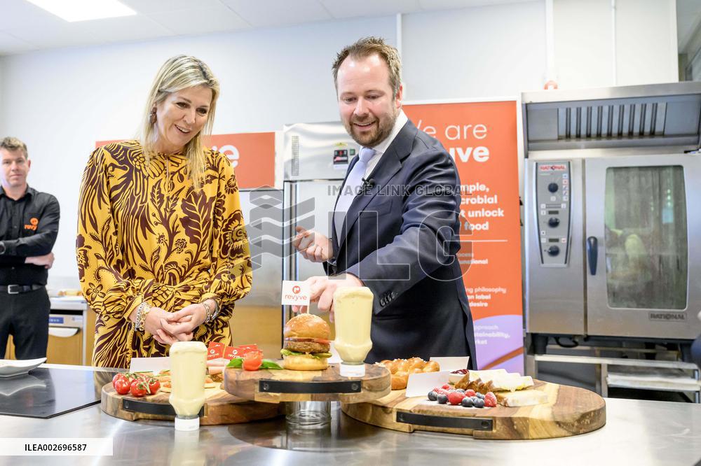 Queen Maxima Visits Foodvalley Wageningen - The Netherlands
