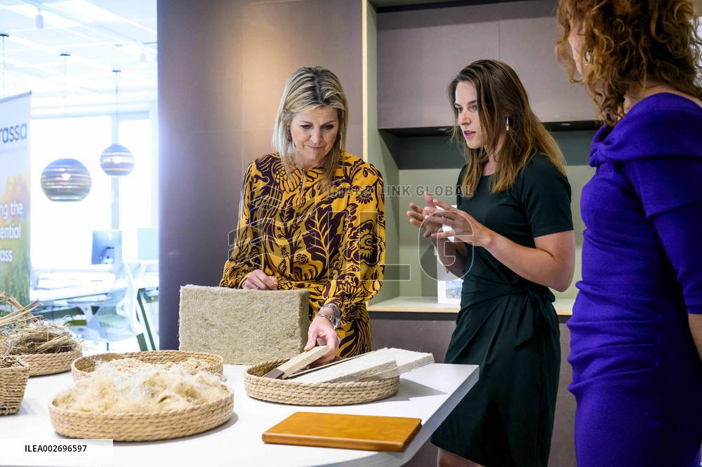 Queen Maxima Visits Foodvalley Wageningen - The Netherlands
