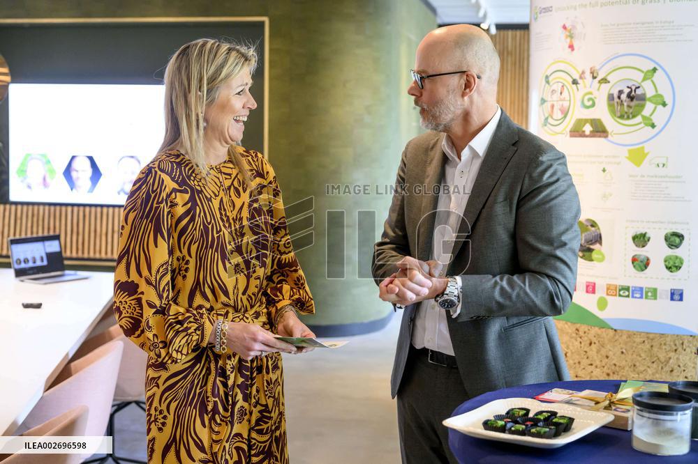 Queen Maxima Visits Foodvalley Wageningen - The Netherlands