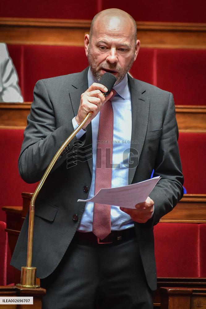 Questions to the government at the National Assembly in Paris FA