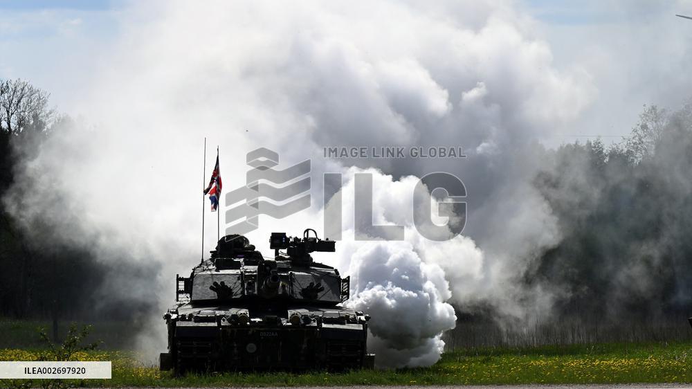 Spring Storm joint military exercise Pärnu, Estonia