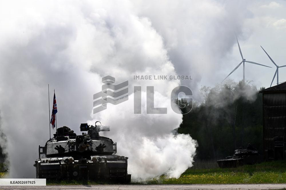 Spring Storm joint military exercise Pärnu, Estonia