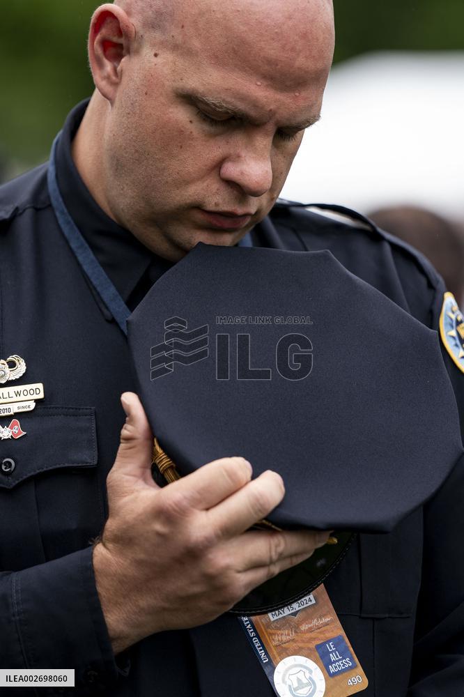 President Biden attends National Peace Officers’ Memorial Service in DC