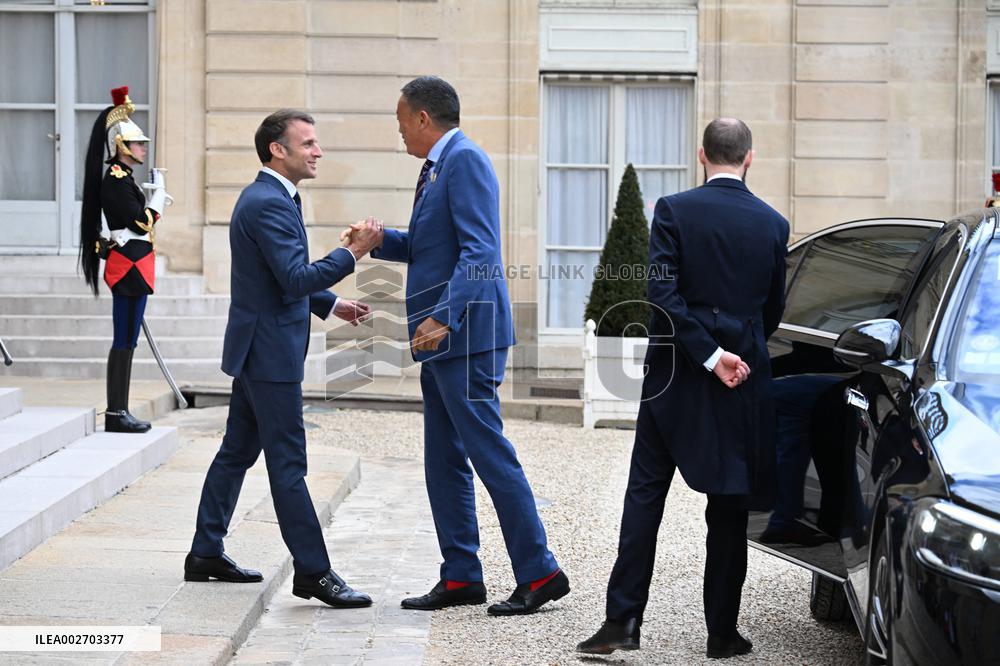 Macron Receives Thailand’s PM - Paris