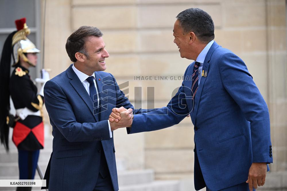 Macron Receives Thailand’s PM - Paris