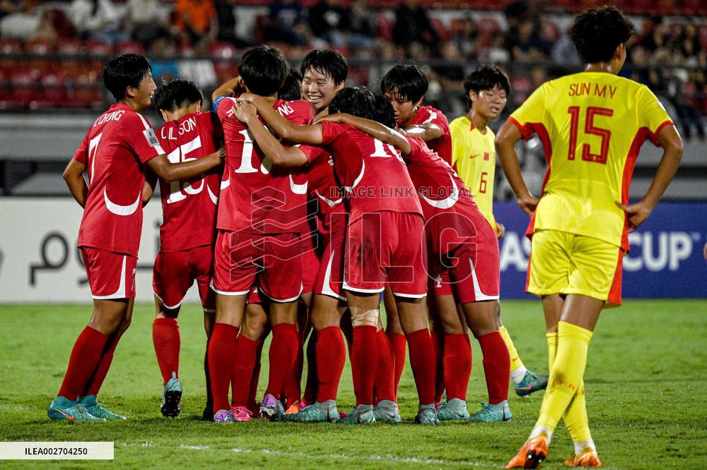 (SP)INDONESIA-BALI-AFC U17 WOMEN'S ASIAN CUP-SEMIFINAL-DPRK VS CHN