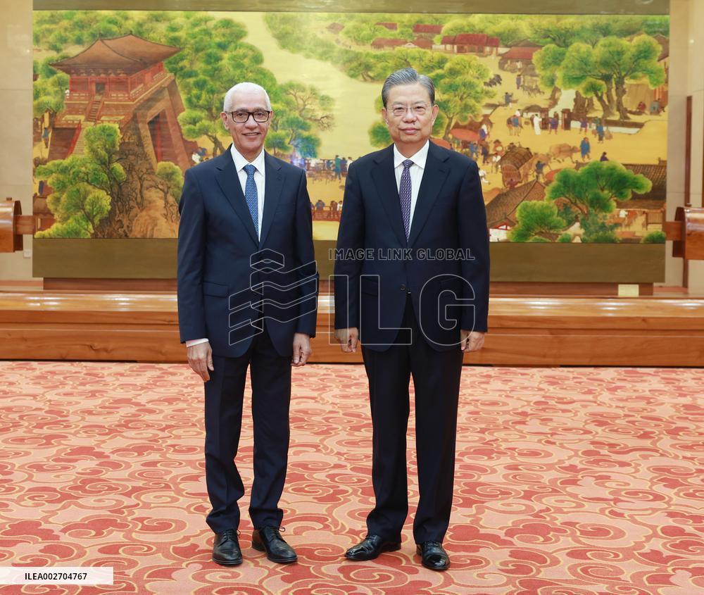 CHINA-BEIJING-ZHAO LEJI-MOROCCO-TALKS (CN)