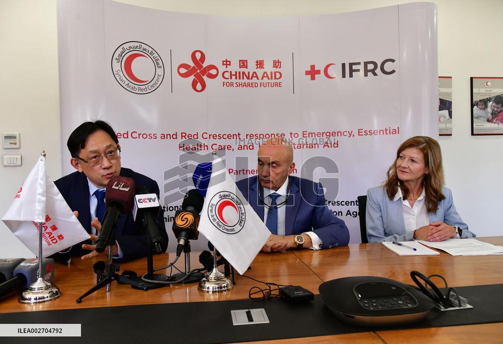 SYRIA-DAMASCUS-CHINA AID-IFRC-HUMANITARIAN PROJECT