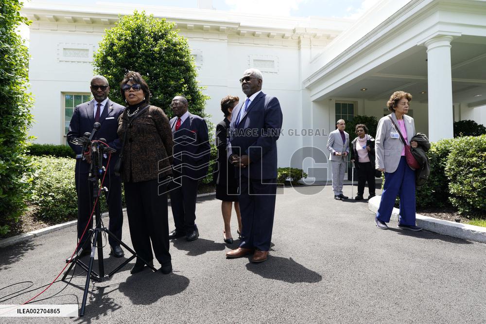 The Brown v. Board of Education plaintiffs - Washington