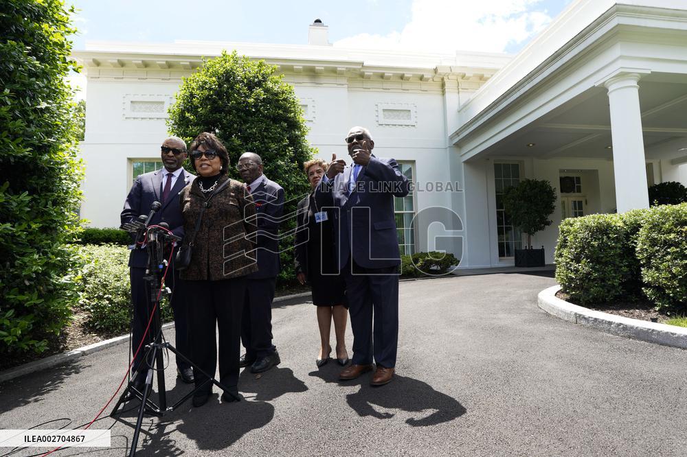 The Brown v. Board of Education plaintiffs - Washington