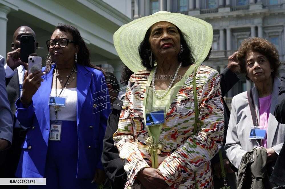 The Brown v. Board of Education plaintiffs - Washington