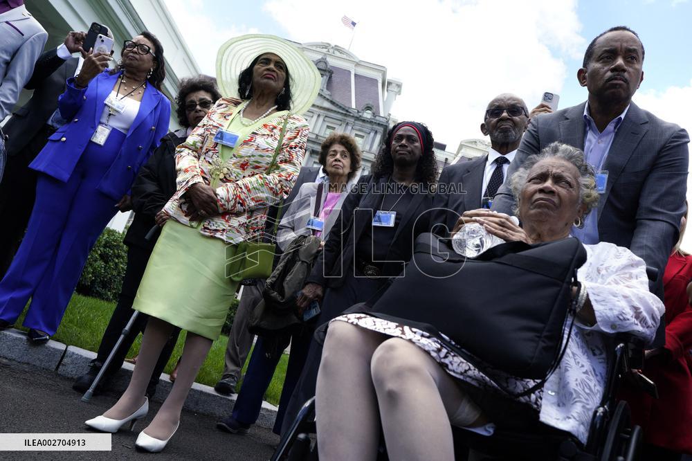 The Brown v. Board of Education plaintiffs - Washington