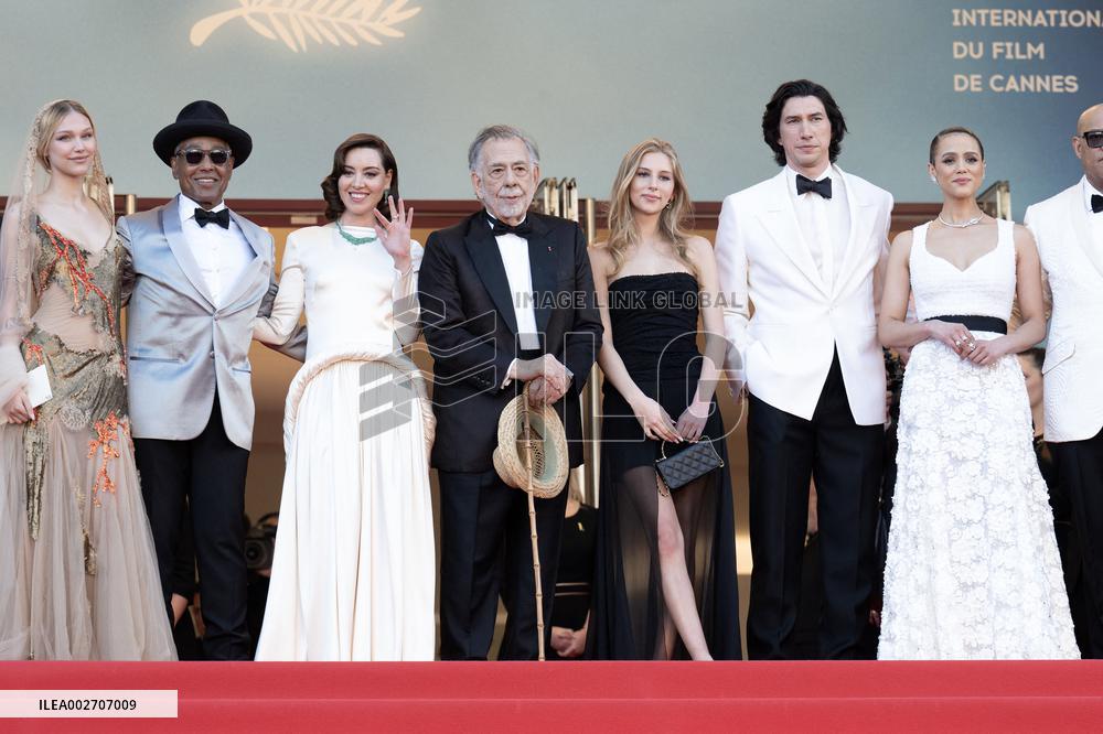 Annual Cannes Film Festival - Megalopolis Red Carpet - Cannes DN