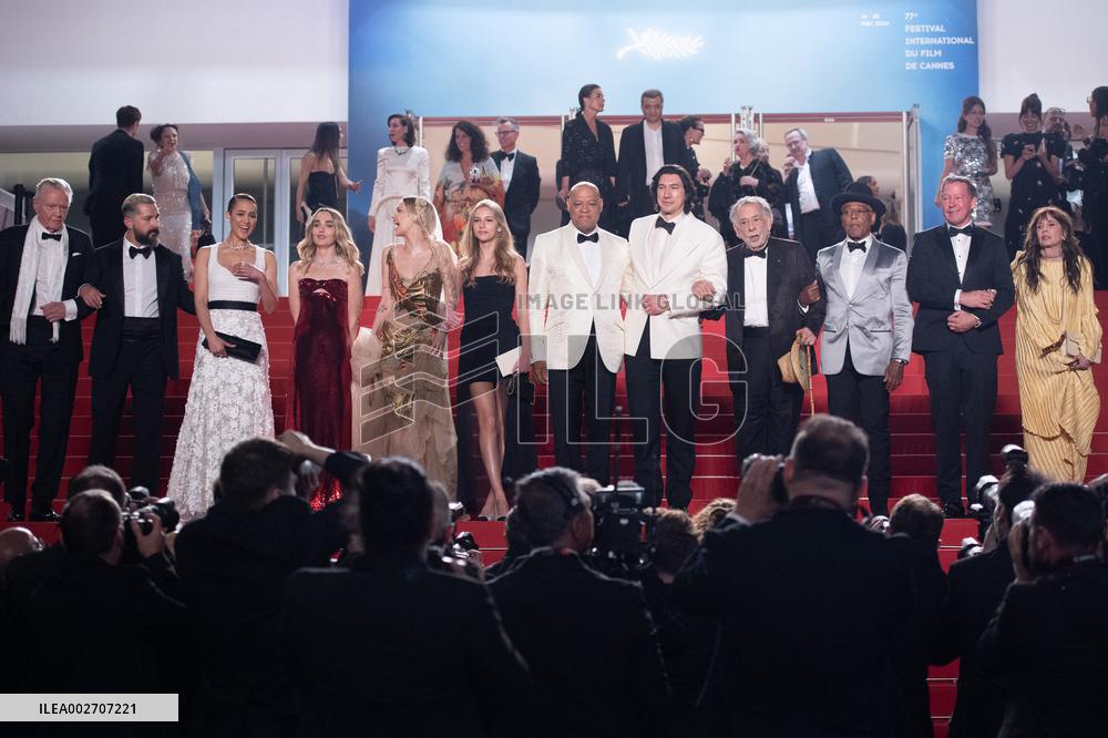 Cannes Megalopolis Premiere Exit