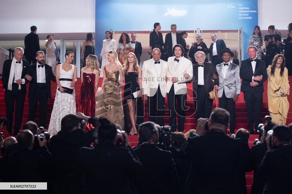 Cannes Megalopolis Premiere Exit